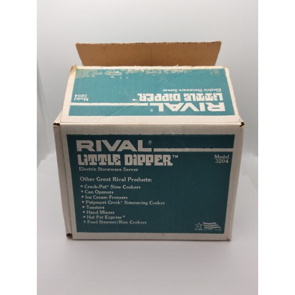 Rival Little Dipper Mini Crock Pot Southwest Style Model 3204 NOS - NEW OPEN BOX - Picture 3 of 16